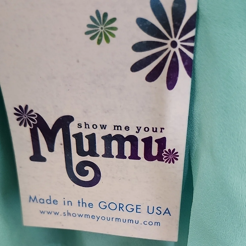 Show Me Your MuMu Blue Off-Shoulder Maxi Dress for Weddings - Picture 2 of 12